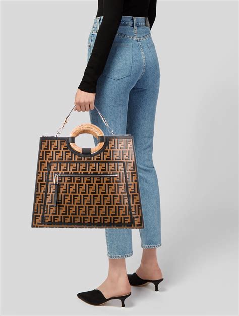 large fendi tote|fendi runaway small tote.